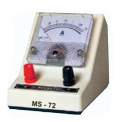 AMMETER, DUAL SCALE, MOVING COIL